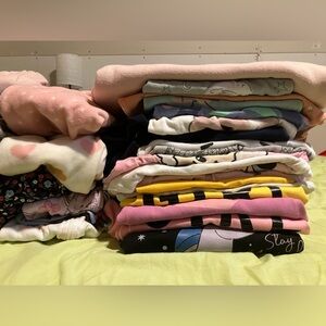 Girls clothes lot bundle sets sleepers shirts pants 4t 5 t